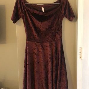 velvet dress